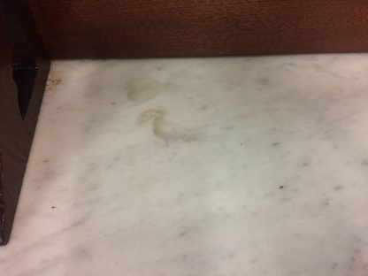 Antique Victorian Sideboard, Antique Bar, Marble Top Buffet - Image 6