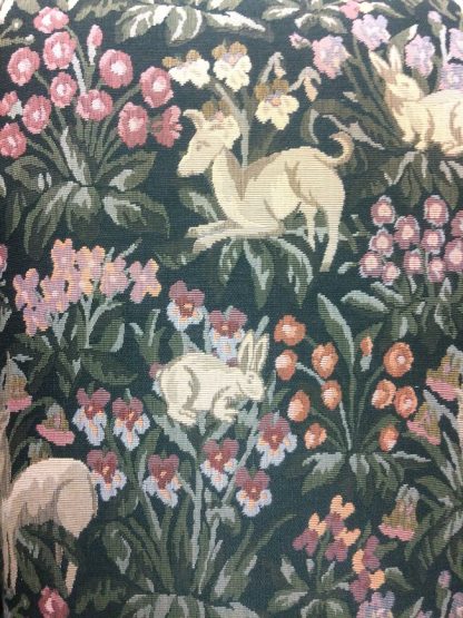 Antique Wing Chair, Antique Wing Back Chair, English Style Chair, Tapestry Chair - Image 3