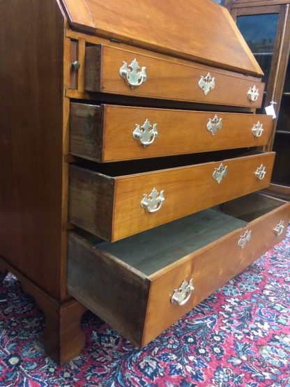 Antique Cherry Secretary Desk, Early Secretary Desk, Early 19th Century Desk - Image 9