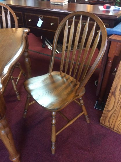 Vintage Oak Dining Table and Chairs, Oak Dining Set, Brooks Furniture - Image 5