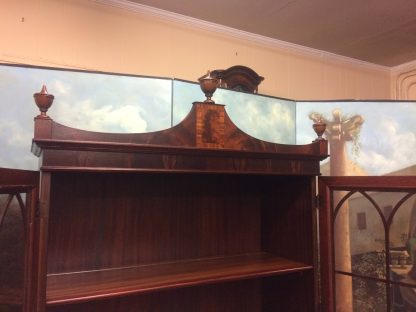 Vintage Federal Revival Cabinet, China Cabinet, Bookcase Cabinet - Image 6