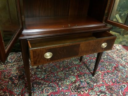 Vintage Federal Revival Cabinet, China Cabinet, Bookcase Cabinet - Image 8