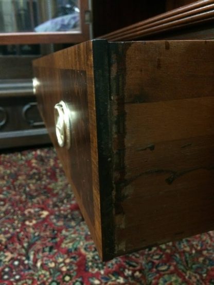 Vintage Federal Revival Cabinet, China Cabinet, Bookcase Cabinet - Image 9