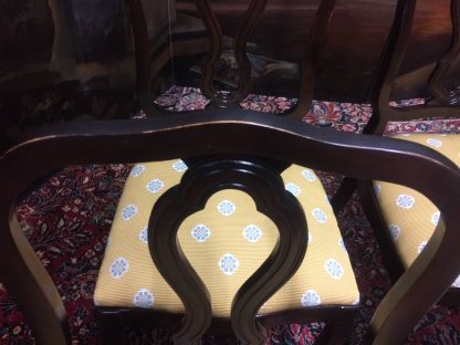 Vintage Dining Chairs, French Country Dining Chairs, Set of Six - Image 9