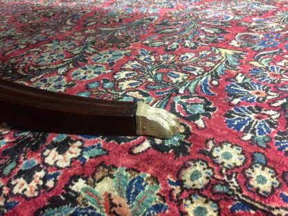 Vintage Mahogany Drop Leaf Table, Formal Banded Mahogany Table, Accent Table - Image 11