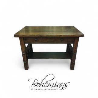 Oak Mission Style Desk, Arts and Crafts Desk