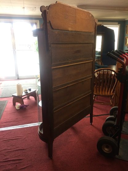 Antique China Cabinet, Bowfront China Cabinet, Oak China Cabinet - Image 11