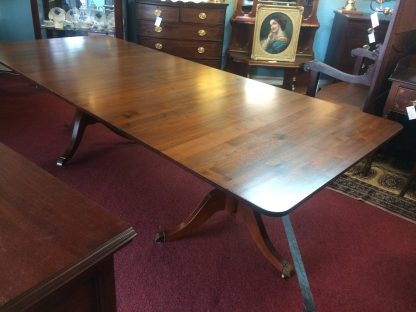Vintage Walnut Dining Table, Custom Made Dining Table, Long Dining Table - Image 4