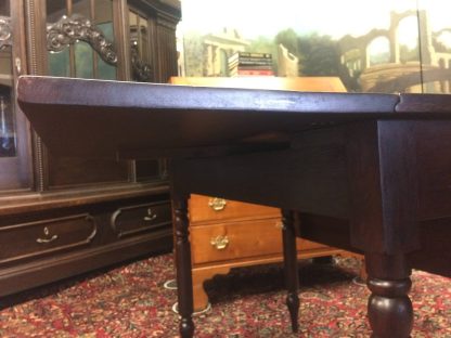 Antique Drop Leaf Table, Mahogany Drop Leaf Table - Image 2