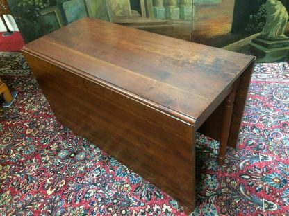 Vintage Drop Leaf Table, Cherry Drop Leaf Table, Gateleg Table - Image 3