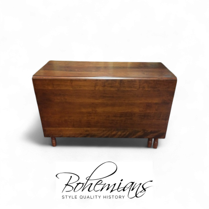 Vintage Drop Leaf Table, Cherry Drop Leaf Table, Gateleg Table