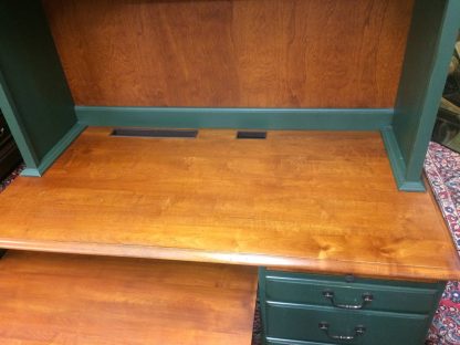 Vintage Ethan Allen Desk, Computer Desk, Green Desk - Image 5