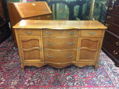 Vintage French Provincial Server Buffet, Cherry Server - Image 2