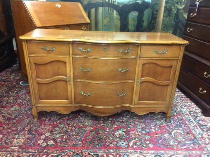 Vintage French Provincial Server Buffet, Cherry Server - Image 3
