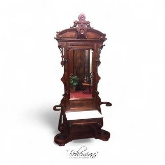Antique Hall Tree, Victorian Coat Rack