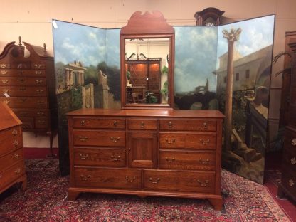 Vintage Oak Dresser with Mirror, Bob Timberlake for Lexington Dresser - Image 3