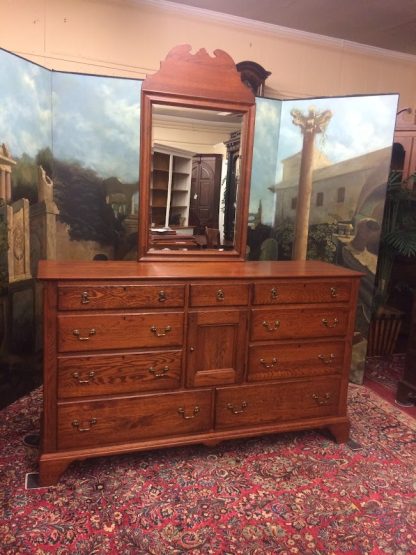 Vintage Oak Dresser with Mirror, Bob Timberlake for Lexington Dresser - Image 4