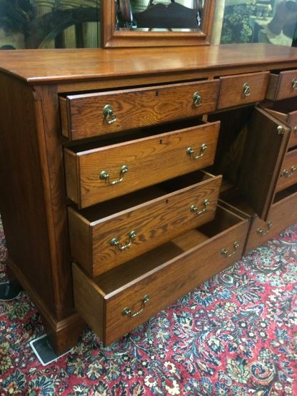 Vintage Oak Dresser with Mirror, Bob Timberlake for Lexington Dresser - Image 6