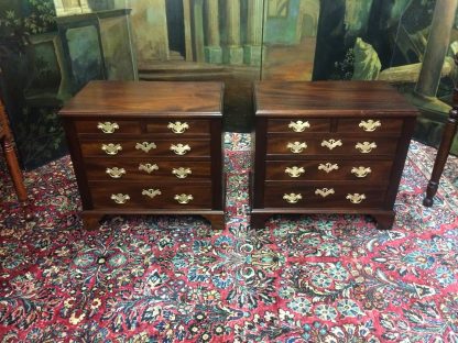 Vintage Mahogany Nightstand Chests, Pair of Nightstand Chests Mahogany - Image 2