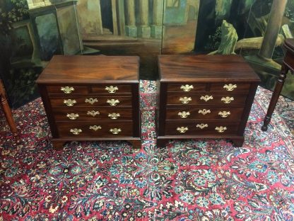Vintage Mahogany Nightstand Chests, Pair of Nightstand Chests Mahogany - Image 3