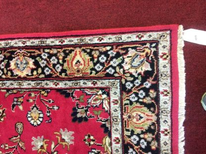 Vintage Indian Rug, Hand Knotted Accent Rug - Image 4