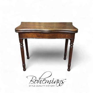 Antique Games Table, Walnut Games Table