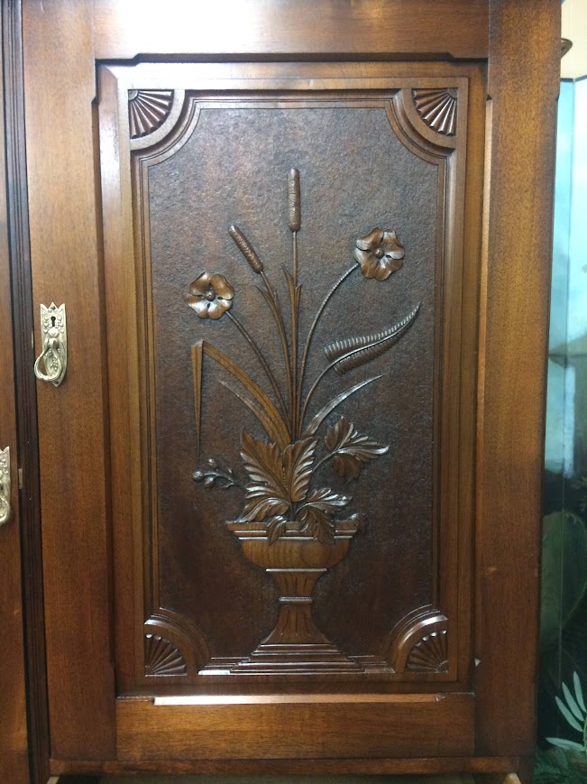 Antique Wardrobe, Gentleman's Wardrobe, Art Nouveau Wardrobe - Image 14