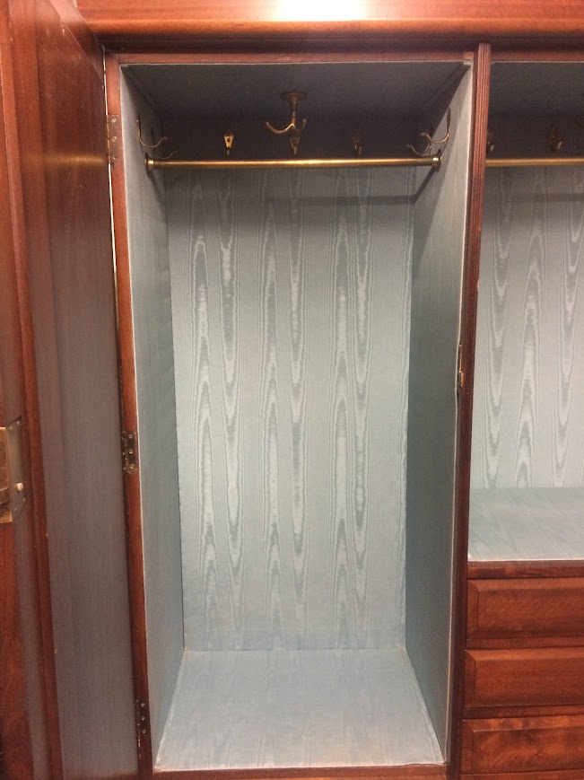 Antique Wardrobe, Gentleman's Wardrobe, Art Nouveau Wardrobe - Image 5