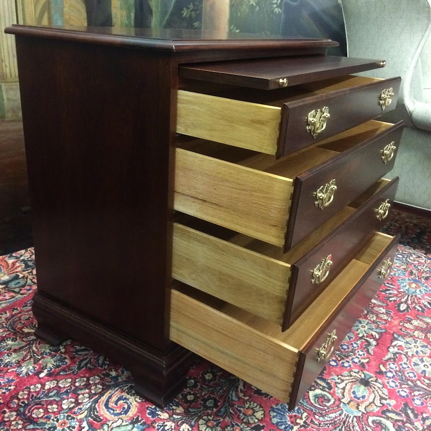 Vintage Bachelor Chest, Accent Chest, Cherry Dresser - Image 8