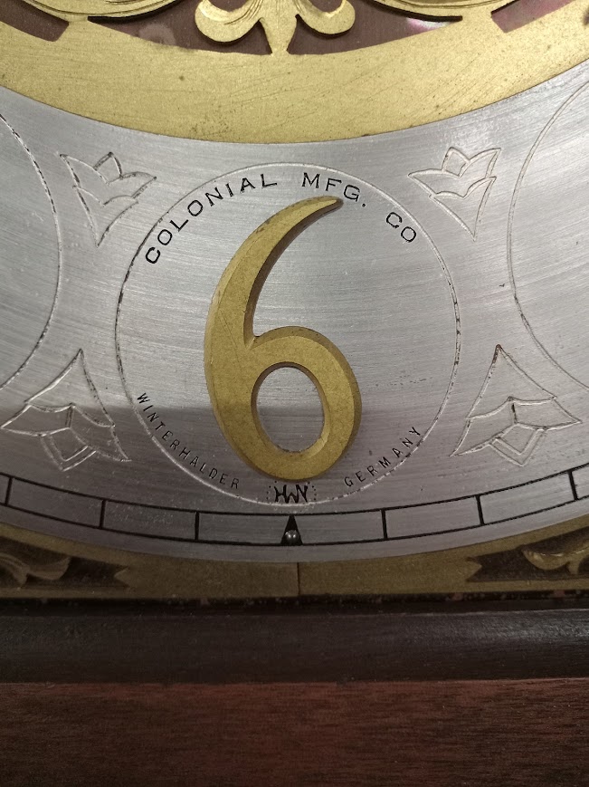 Vintage Grandfather Clock, Tubular Bell Clock - Image 6