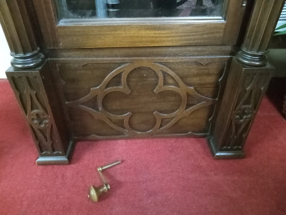 Vintage Grandfather Clock, Tubular Bell Clock - Image 8