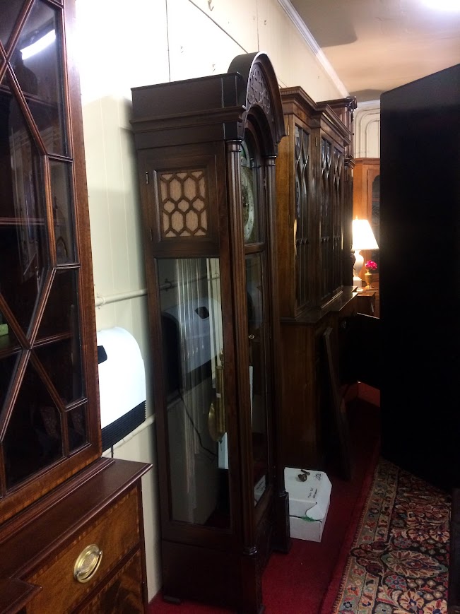 Vintage Grandfather Clock, Tubular Bell Clock - Image 9