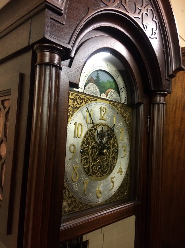 Vintage Grandfather Clock, Tubular Bell Clock - Image 10