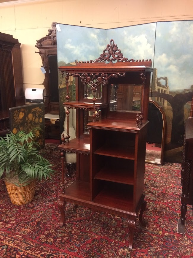Antique Étagère, Victorian Shelf Cabinet - Image 4