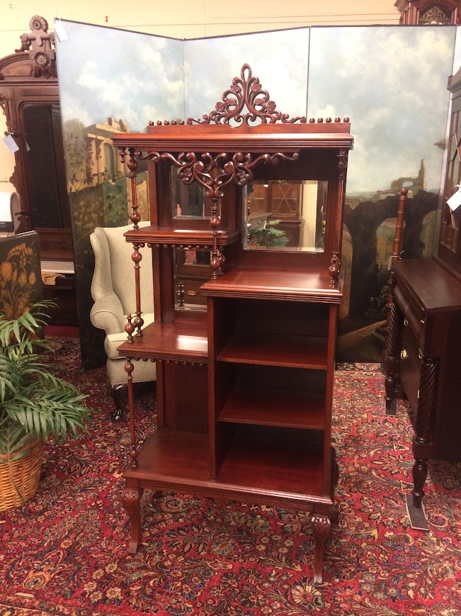 Antique Étagère, Victorian Shelf Cabinet - Image 5