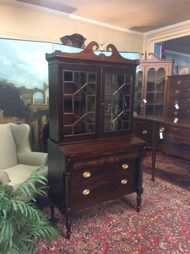 Antique Secretary Desk, Federal Period Desk - Image 3