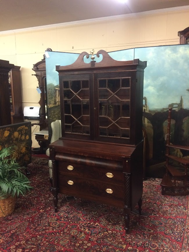 Antique Secretary Desk, Federal Period Desk - Image 5