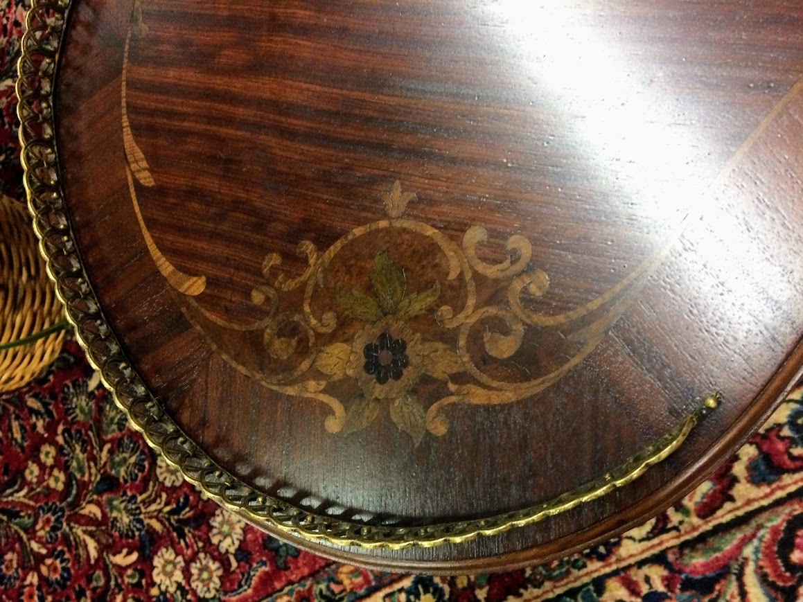 Vintage French Coffee Table, Kidney Shaped Coffee Table - Image 4