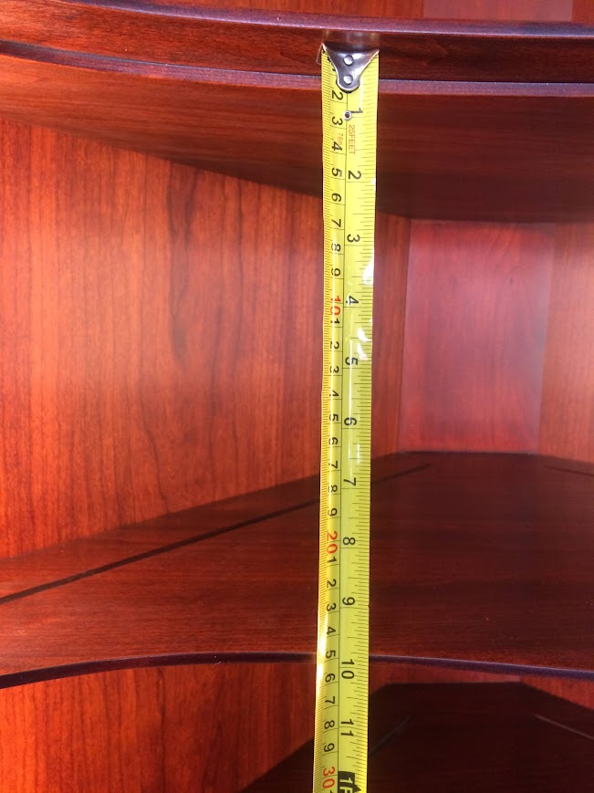 Vintage Henkel Harris Corner Cabinet, Lighted Display Cabinet - Image 11