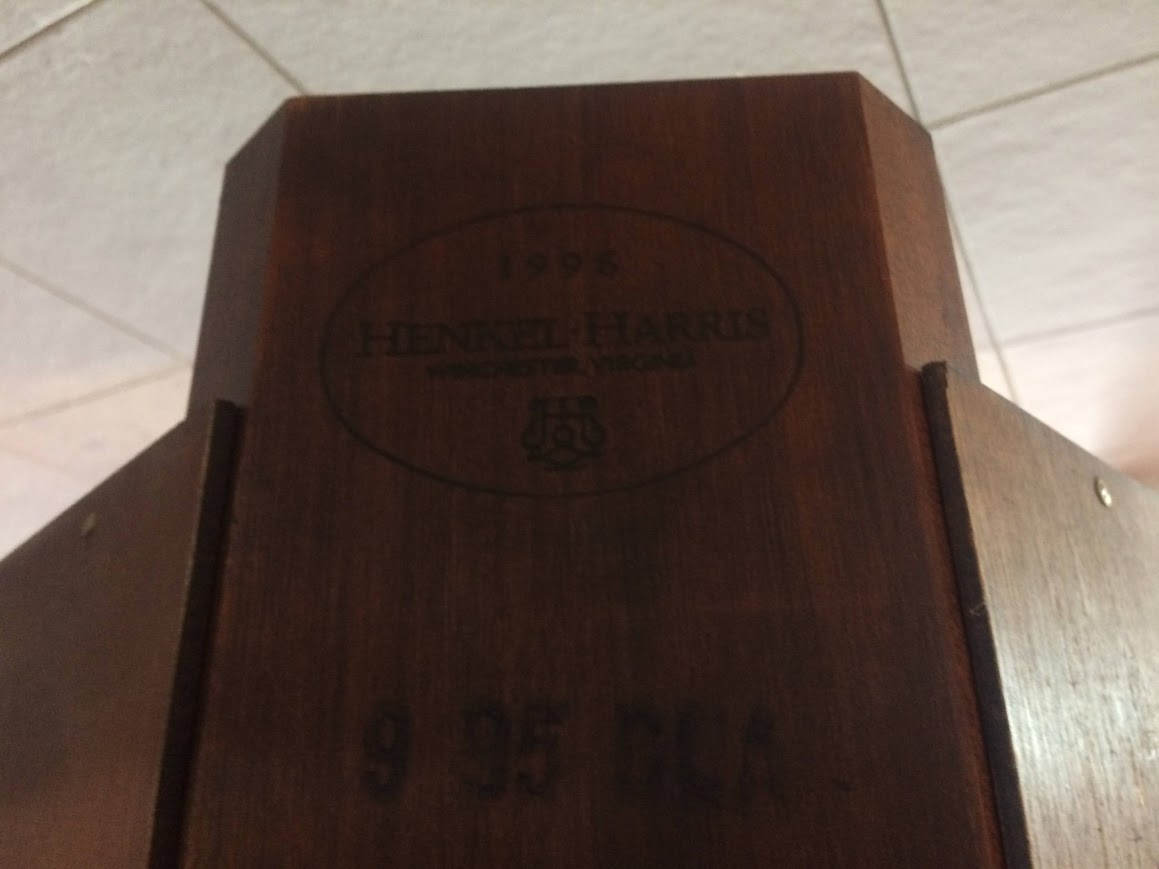 Vintage Henkel Harris Corner Cabinet, Lighted Display Cabinet - Image 5