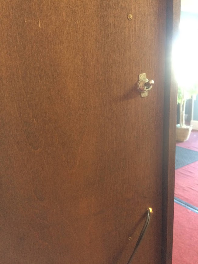 Vintage Henkel Harris Corner Cabinet, Lighted Display Cabinet - Image 6