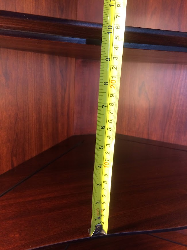 Vintage Henkel Harris Corner Cabinet, Lighted Display Cabinet - Image 10