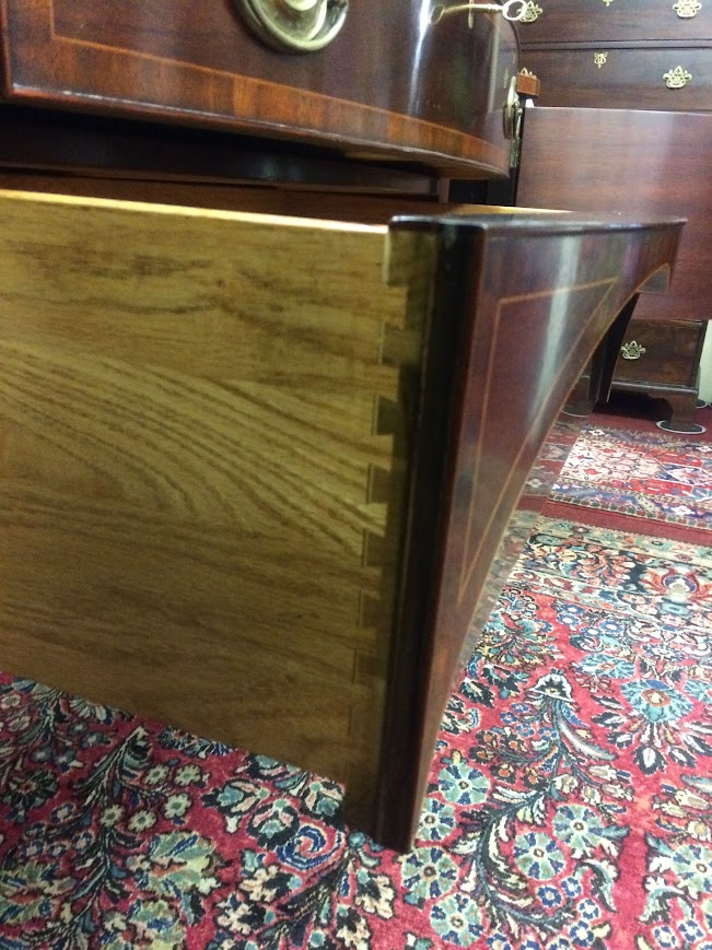 Vintage Kittinger Buffet, Inlaid Mahogany Sideboard - Image 7