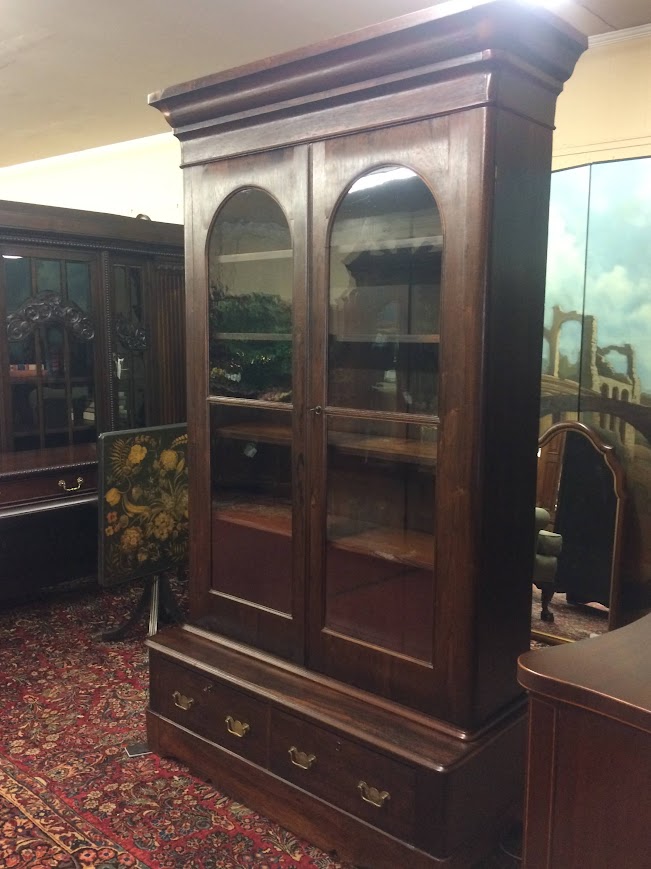 Antique Bookcase, Rosewood Bookcase, Victorian Bookcase - Image 5