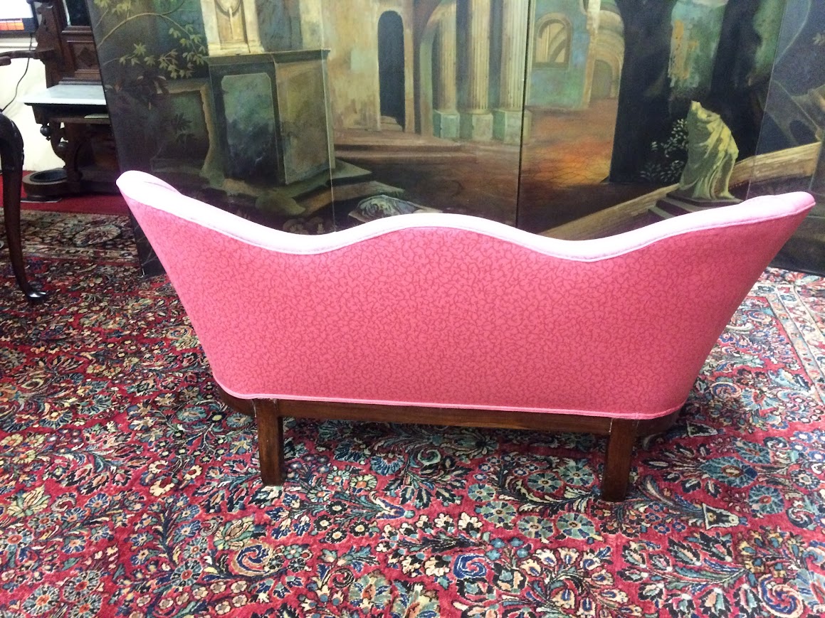 Victorian Settee, Pink Settee, End of the Bed Bench - Image 7
