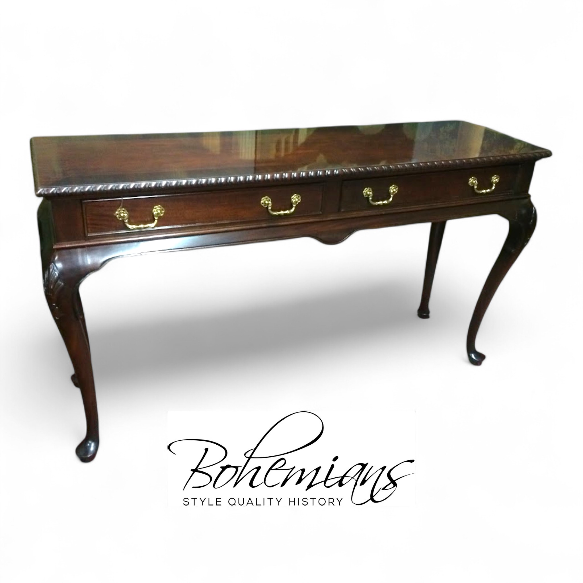 Vintage Sofa Table, Console Table, Century Furniture