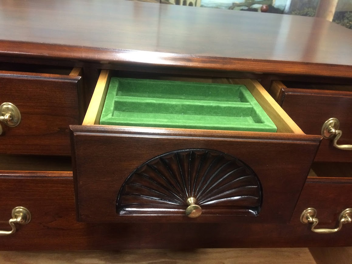 Vintage Tall Chest, Statton Furniture, Cherry Tall Chest - Image 11