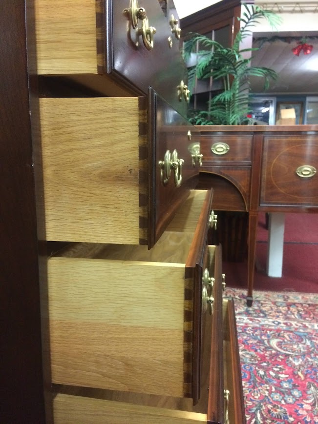 Vintage Tall Chest, Statton Furniture, Cherry Tall Chest - Image 9