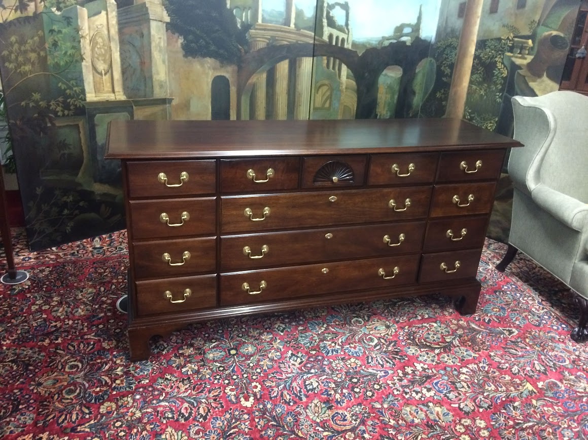 Vintage Dresser, Cherry Triple Dresser, Statton Furniture - Image 4
