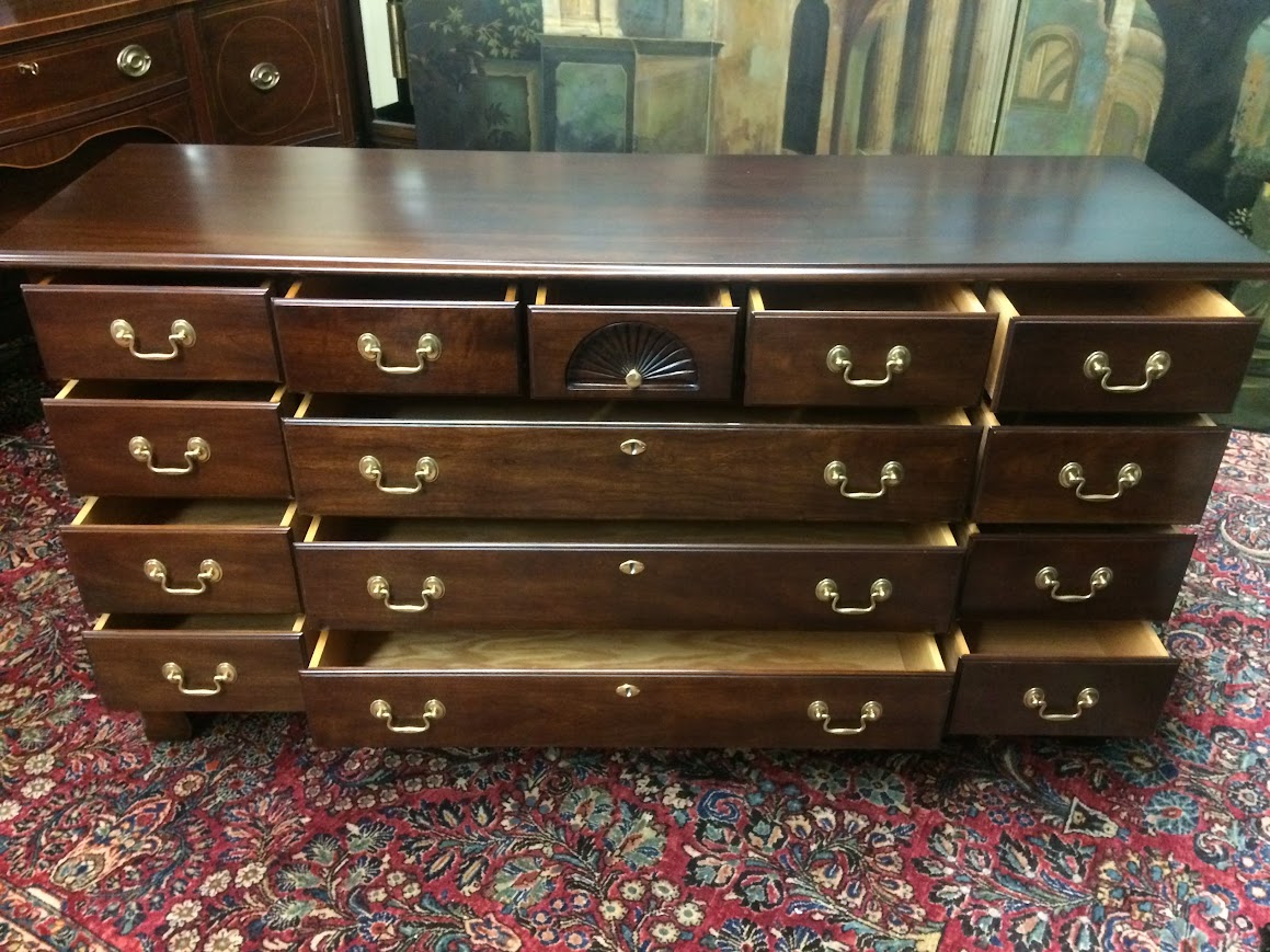 Vintage Dresser, Cherry Triple Dresser, Statton Furniture - Image 8